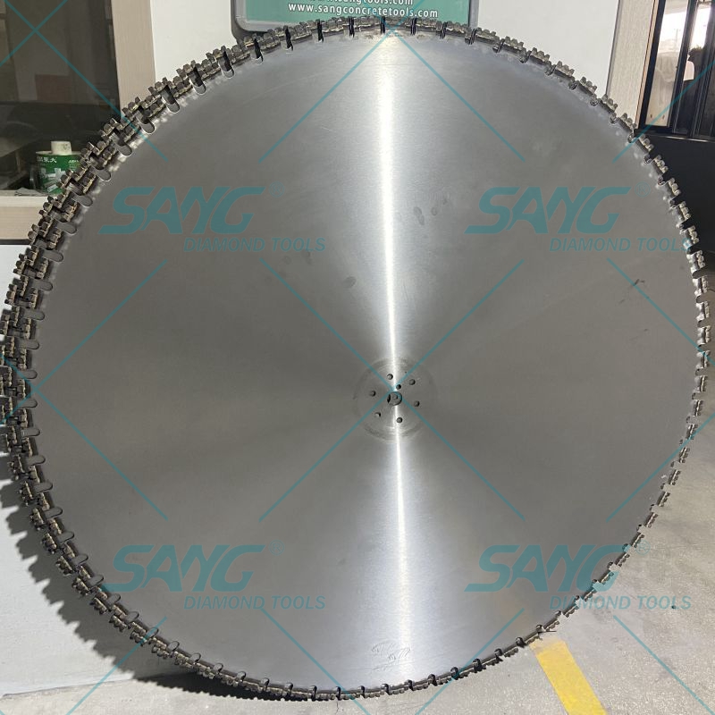 Fast Cutting 800mm V Shape Saw Blade for Cutting Wall Concrete