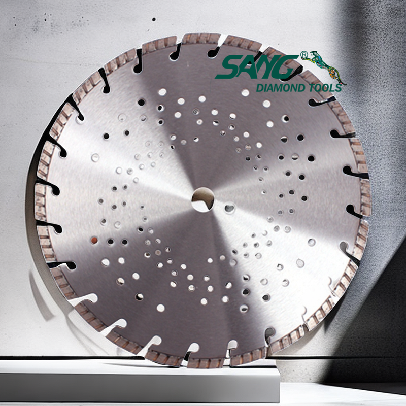 350mm Diamond Laser Concrete Cutting Saw Blade with Turbo Segment