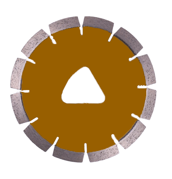 Triangle Design Early Entry Laser Diamond Saw Blade for Hard Granite Marble Ceramic Tile Cutting