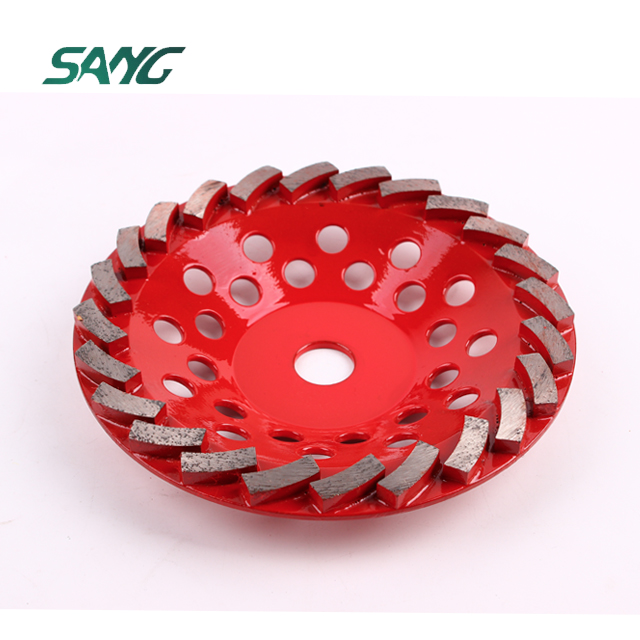 Sang Turbo Grinding Disc Grinding Cup Wheel for Polishing Floor Concrete