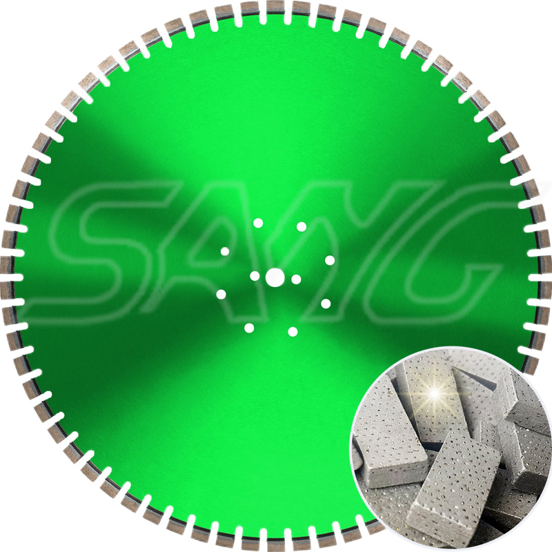 600mm To 1600mm Laser Or Silver Welded Diamond Wall Track Saw Blade for Flush Cutting Reinforced Concrete