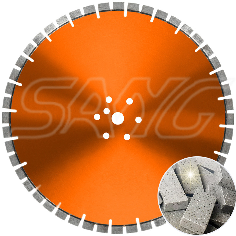 800mm Array Pattern Diamond Cutting Tools Arix Segment Wall Saw Blades for Cutting Concrete Wall Precast Asphalt