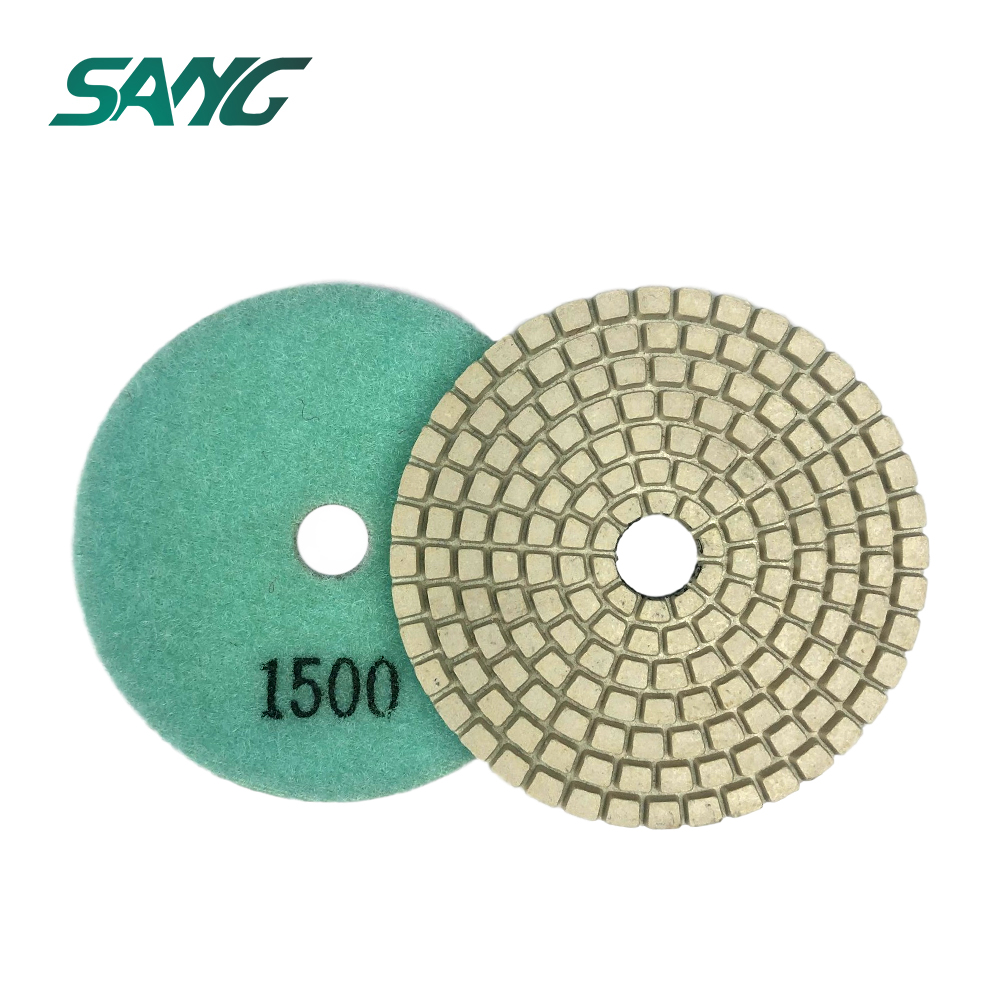 Premium Grade Wet 5" Diamond Polishing Pads For CONCRETE Polish