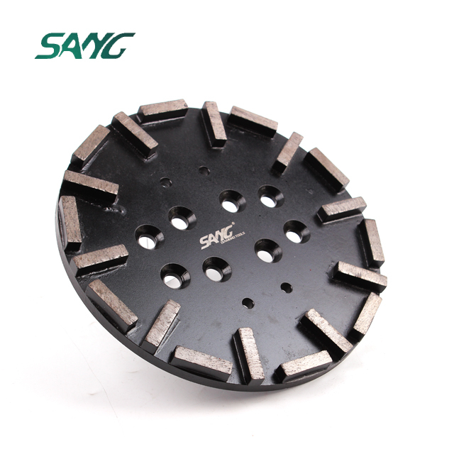 10 Inch (250mm) Diamond Concrete Grinding Disc For Blastrac EDCO MK SPE Floor Grinders