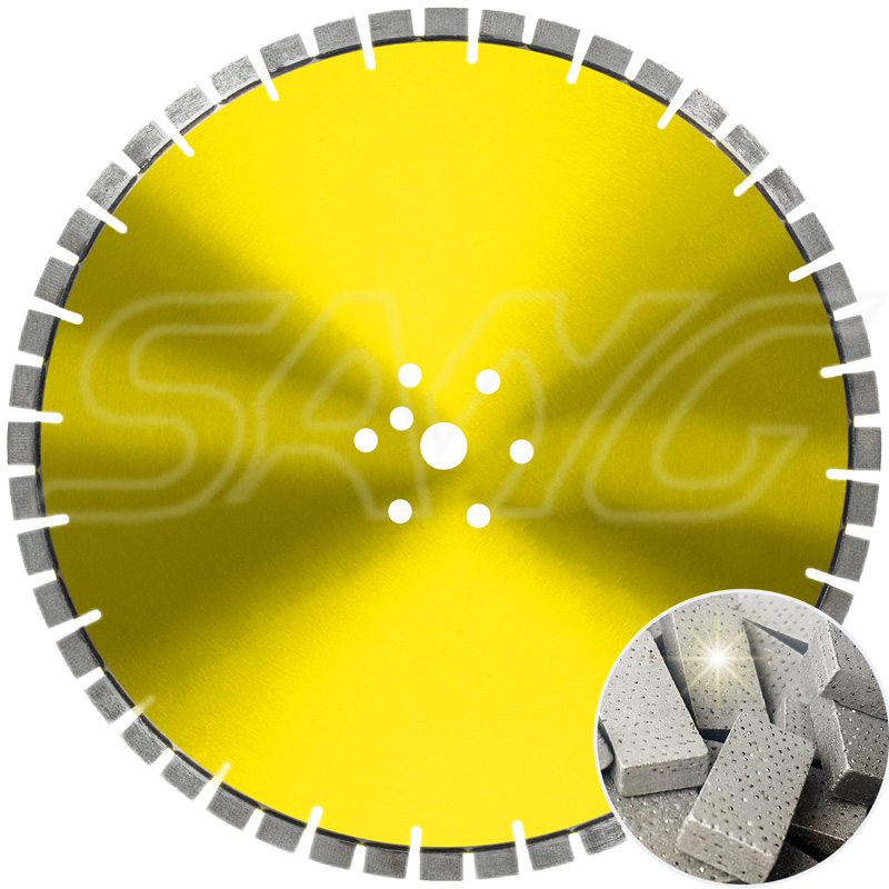 800mm Array Pattern Diamond Cutting Tools Arix Segment Wall Saw Blades for Cutting Concrete Wall Precast Asphalt