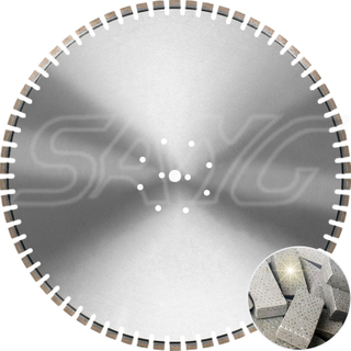 600mm To 1600mm Laser Or Silver Welded Diamond Wall Track Saw Blade for Flush Cutting Reinforced Concrete