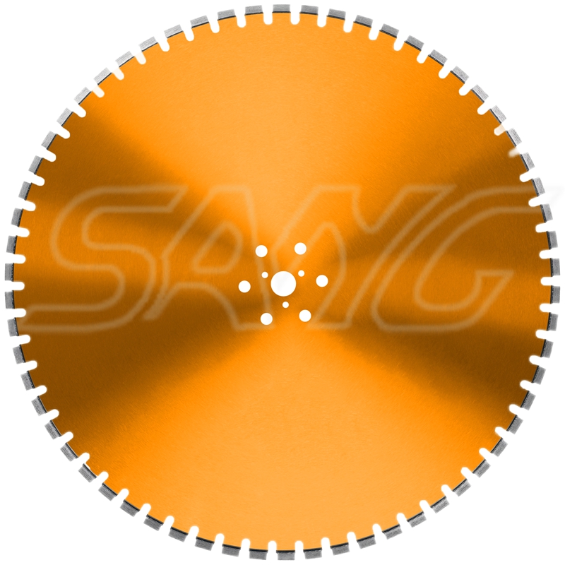 Large Diamond Blade Wall Saw Wet Cutting Saw Blades for Cutting Concrete Wall And Building Materials