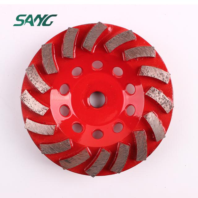 4inch 100mm Metal Bond Turbo Diamond Cup Wheel for Concrete