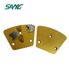 Trapezoid Floor Grinding Pads Metal Tooling PCD for Concrete