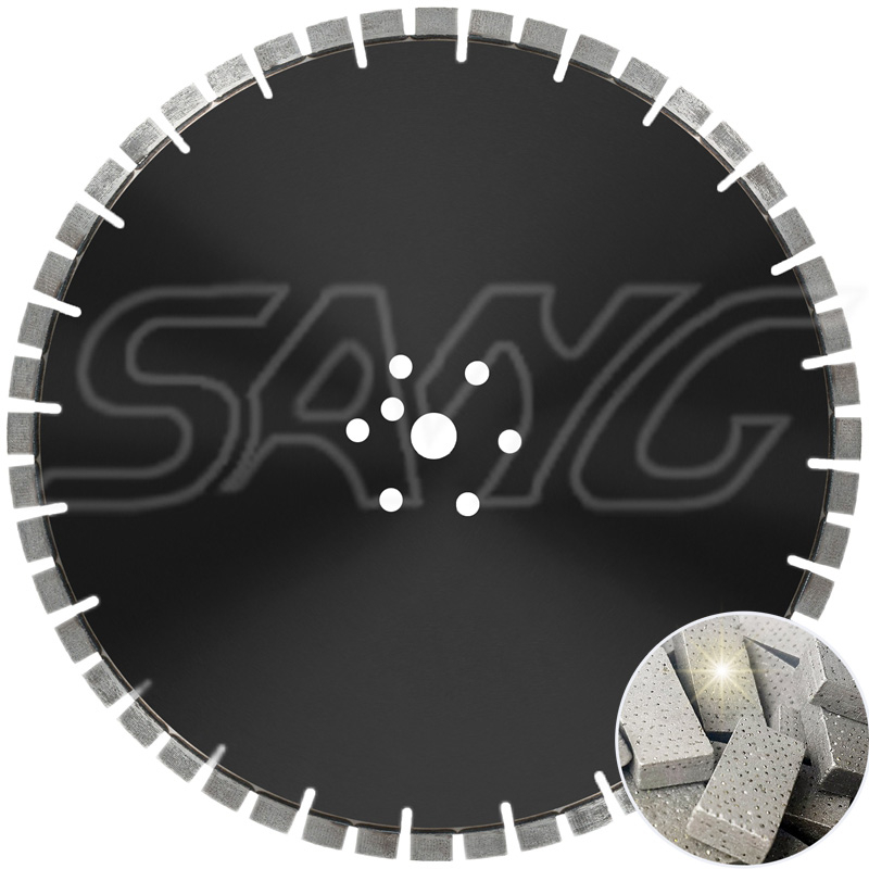 800mm Array Pattern Diamond Cutting Tools Arix Segment Wall Saw Blades for Cutting Concrete Wall Precast Asphalt