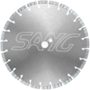 Turbo Segment Laser Welding Diamond Cutting Disc Saw Blade For Cutting Concrete