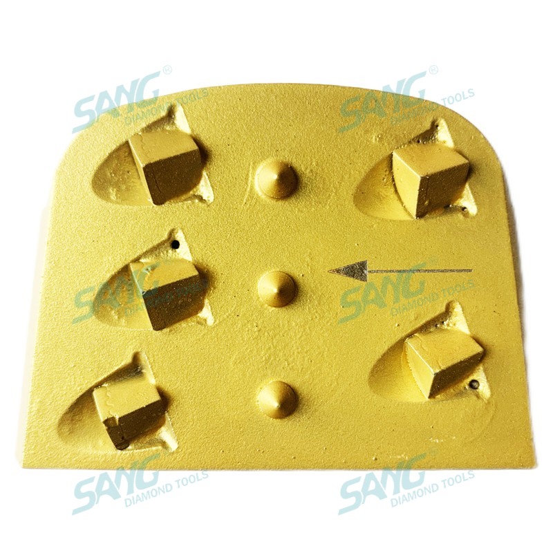 Quarter PCD Lavina EDCO Diamond Grinding Disc Abrasive Block for Concrete Floor Epoxy Coating Removal